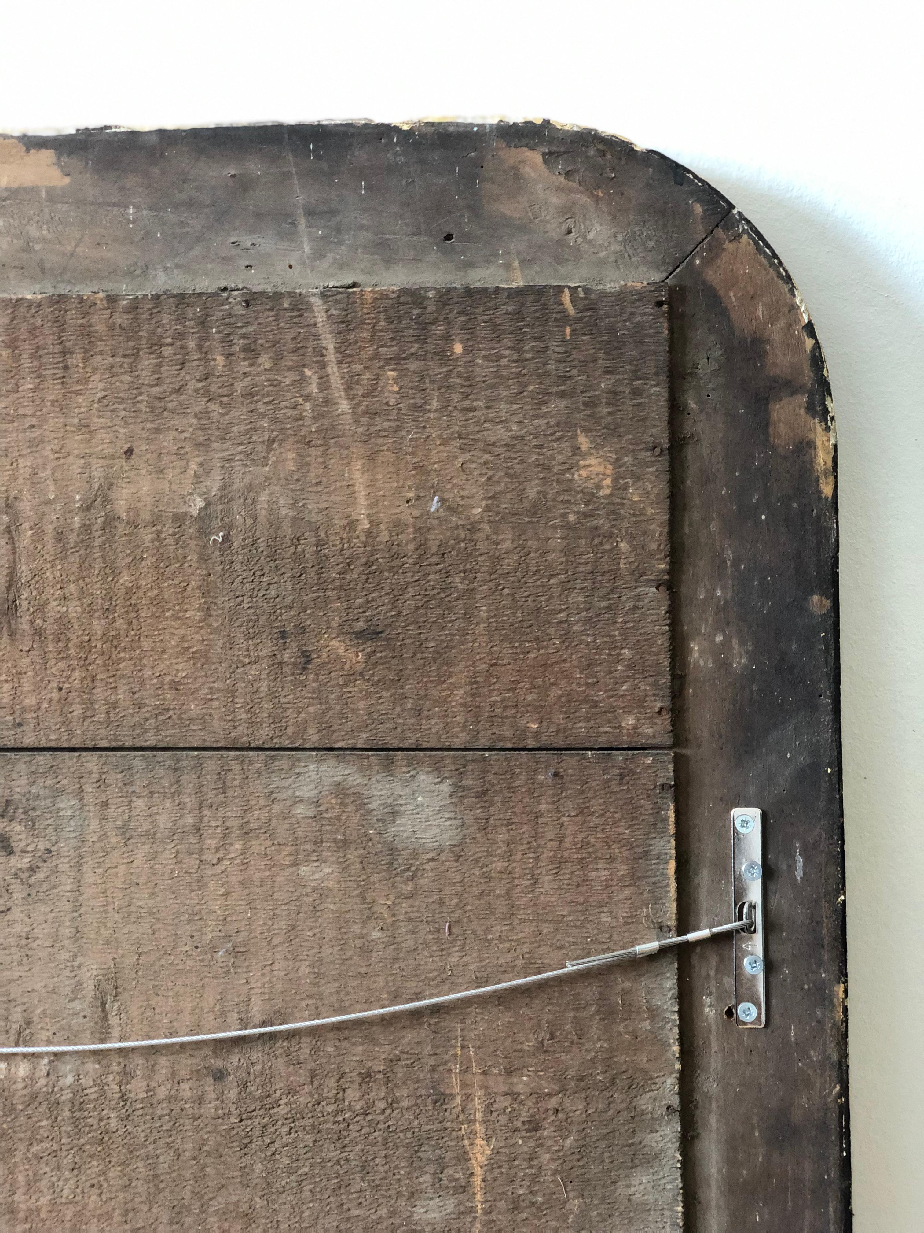 Grande specchio in legno dorato di Antique French della fine del XIX secolo in vendita 1