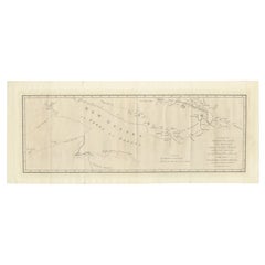Grande carte ancienne de la Nouvelle-Guinée et de la Nouvelle-Angleterre montrant le cas échéant Tract de Cooks, 1773