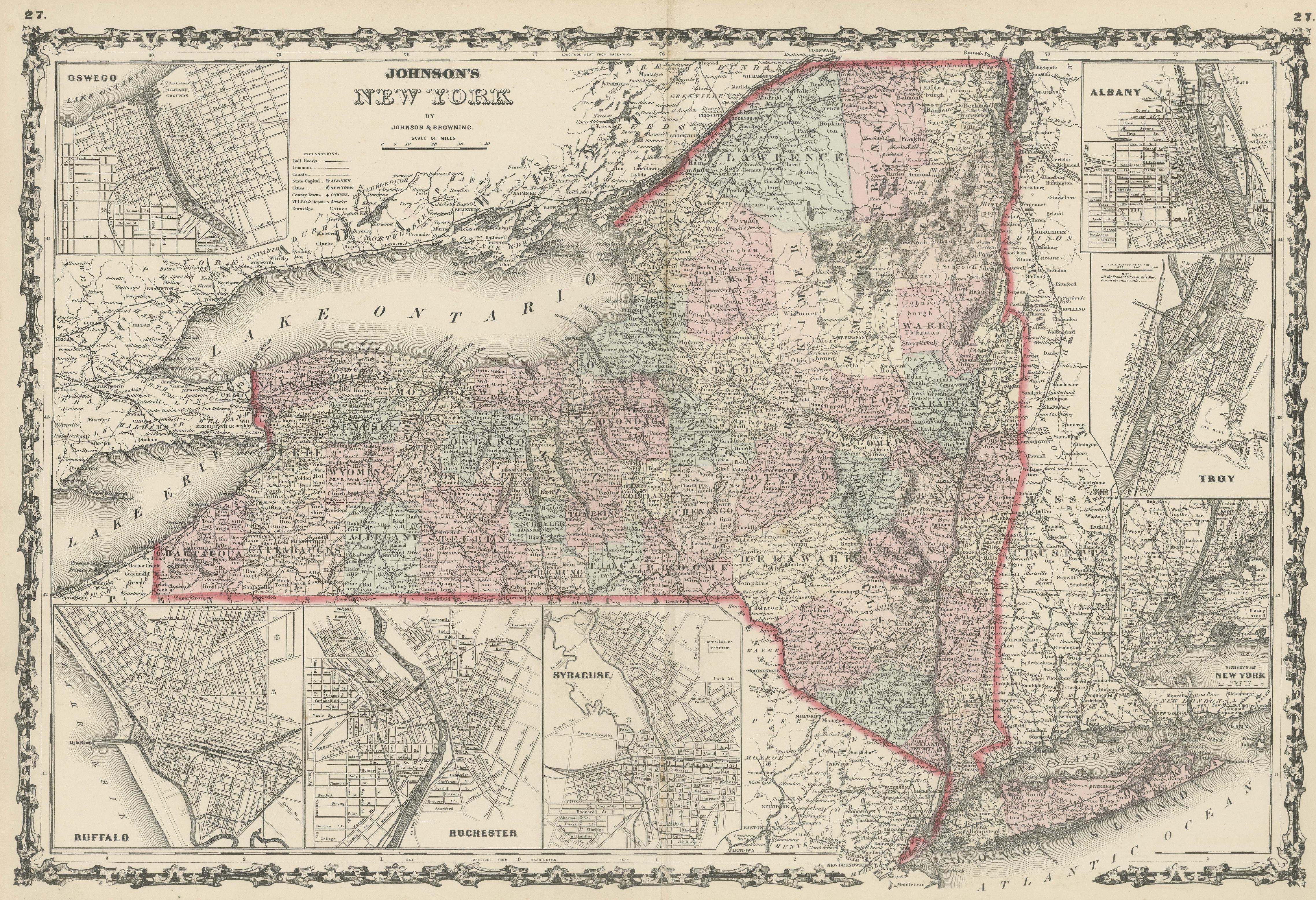 large map of new york state
