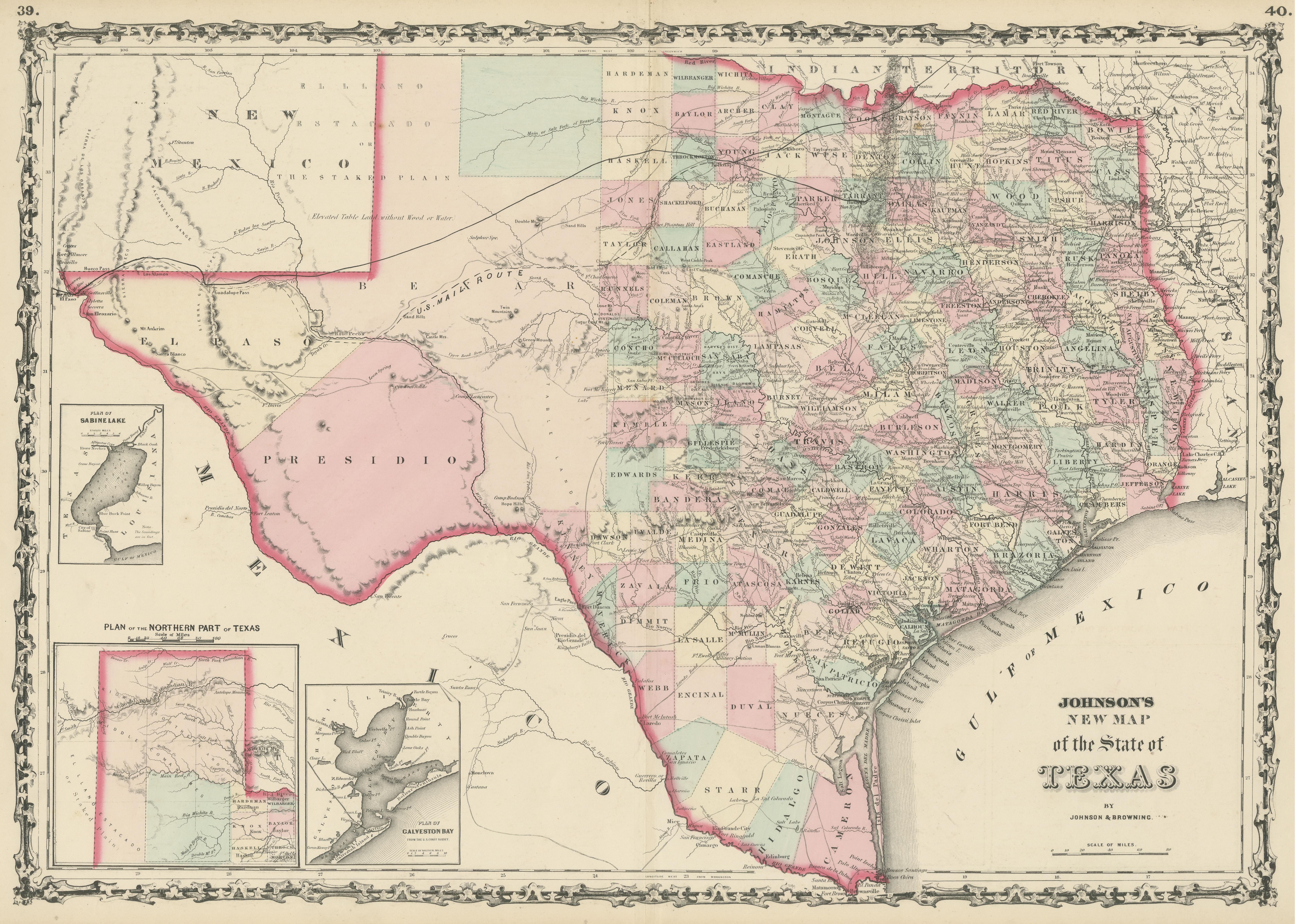 large texas map