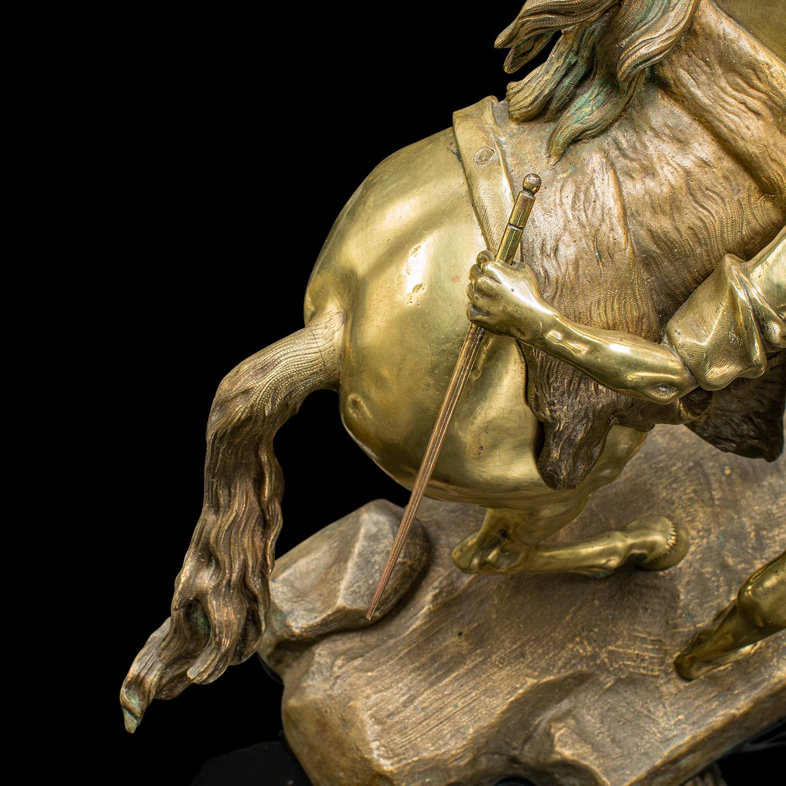Gran Figura Antigua de Caballo Marly, Francés, Estatua Equina, Bronce, Victoriano, 1880 en venta 4