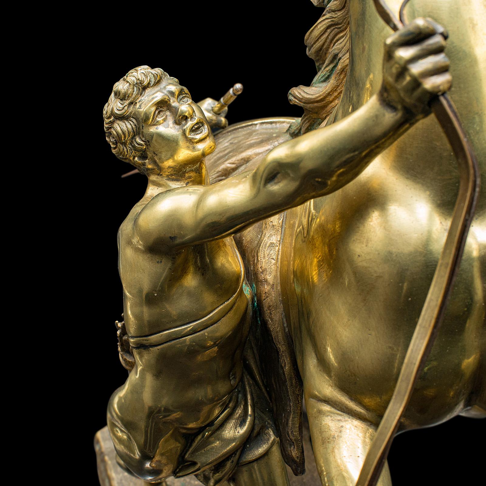 Gran Figura Antigua de Caballo Marly, Francés, Estatua Equina, Bronce, Victoriano, 1880 en venta 2