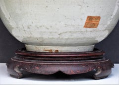 Large Antique Ming Dynasty Bowl with Stand