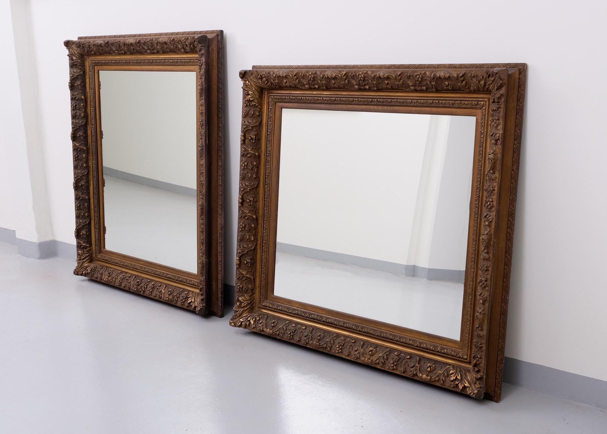 Dutch Large Antique Mirror Frames, 1880