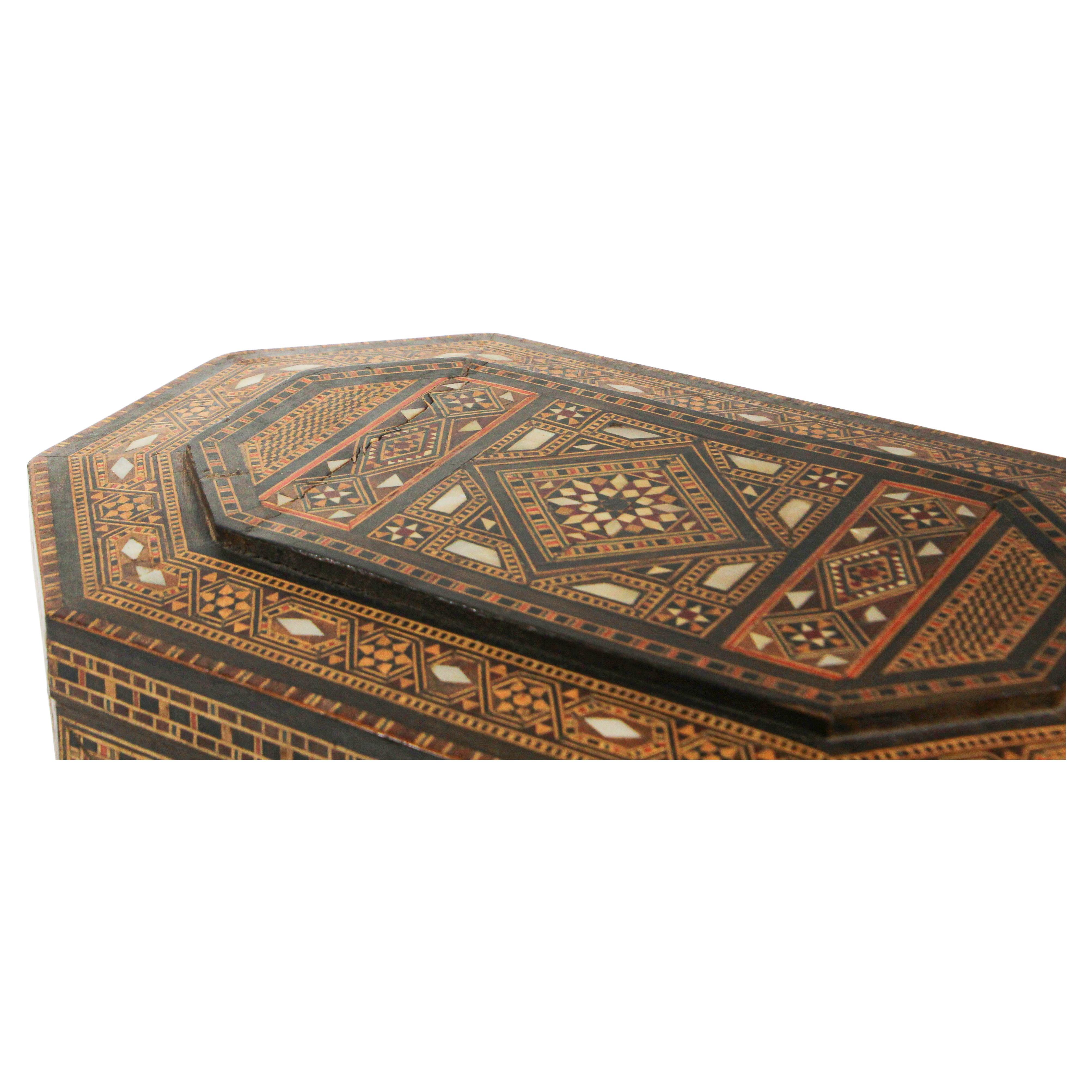 mosaic jewellery box