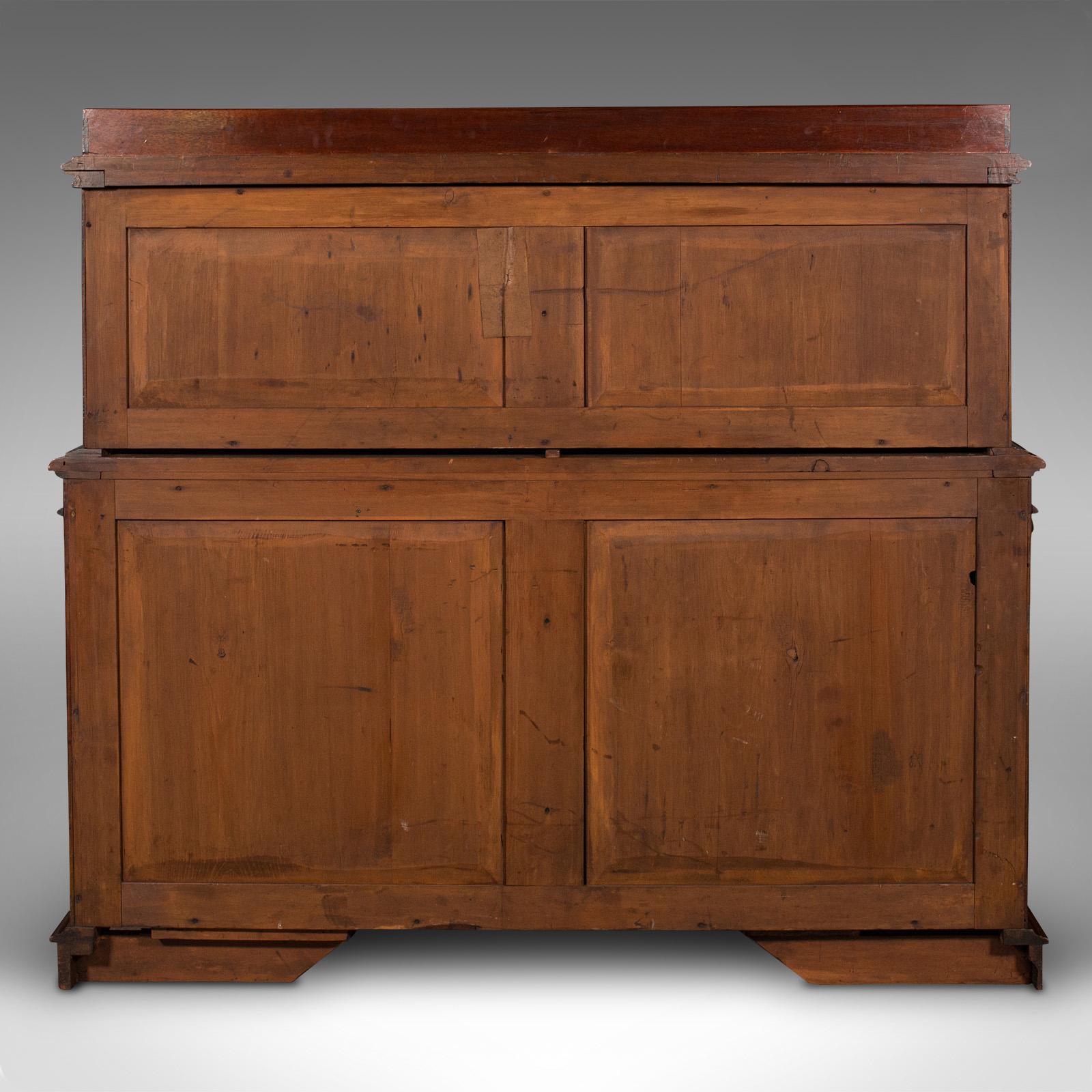 19th Century Large Antique Morning Room Cabinet, English, Country House, Cupboard, Victorian For Sale