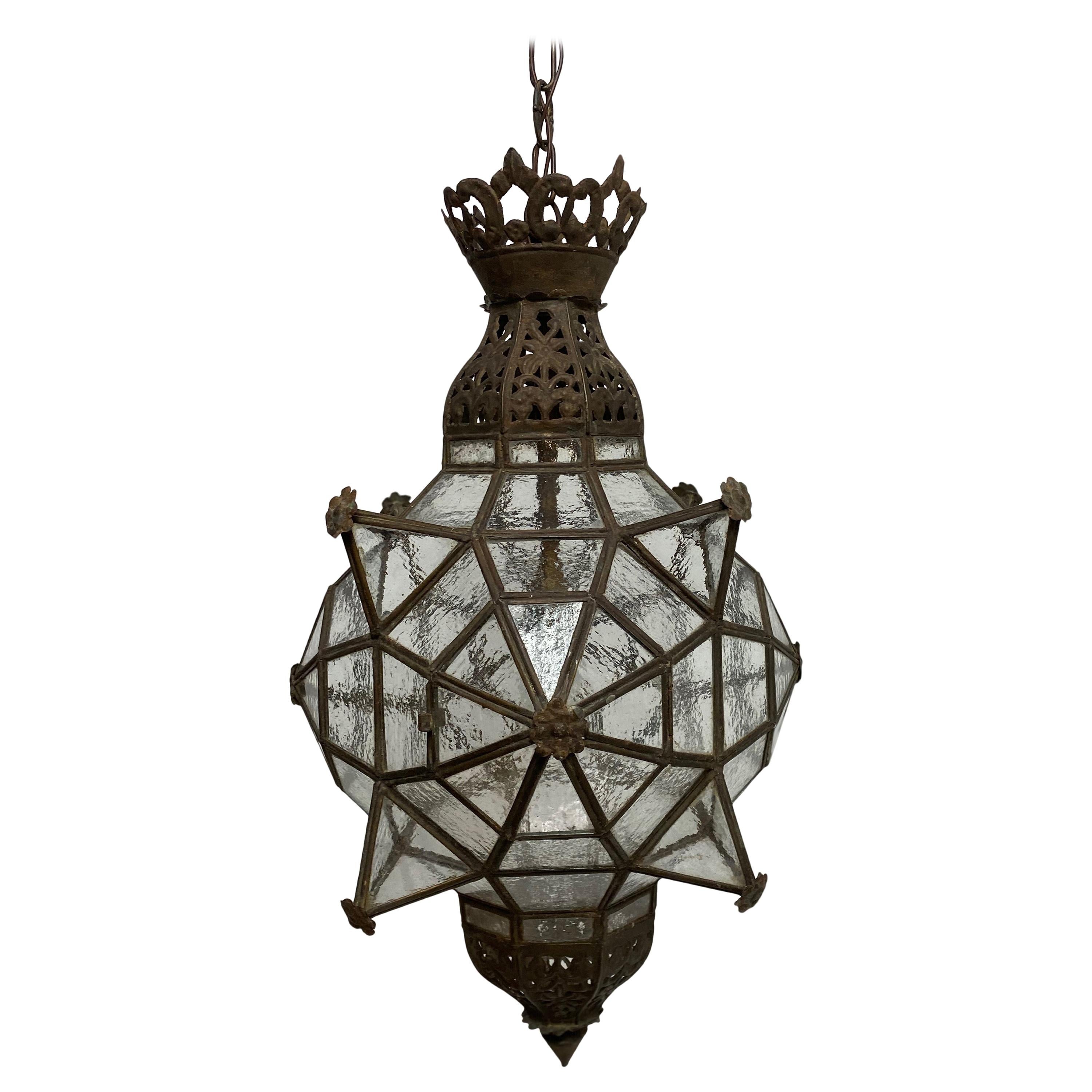 Large Antique Moroccan Style Lantern, circa 1900