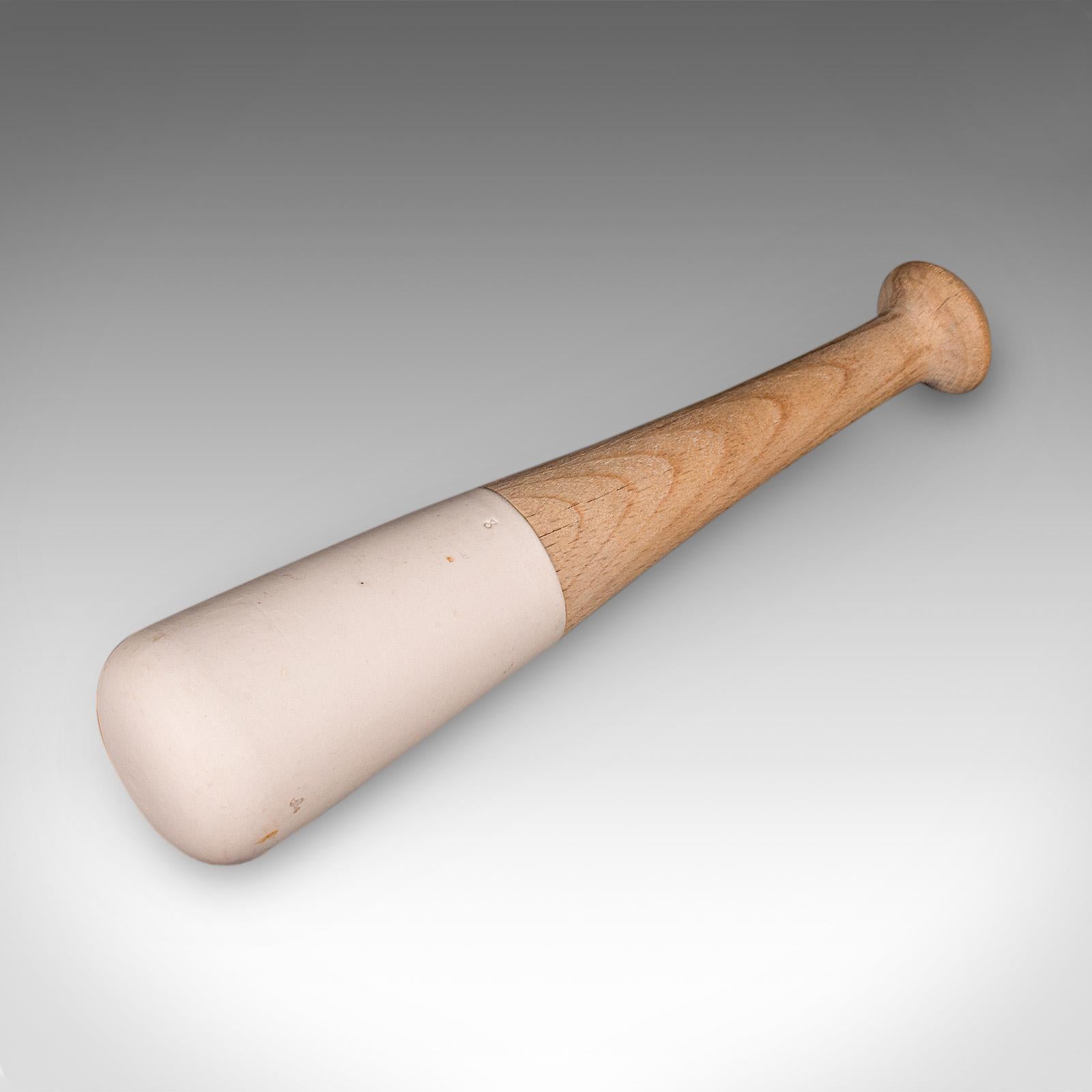 Grand mortier et pilon ancien, anglais, céramique, Beeche, apothicaire, édouardien en vente 2