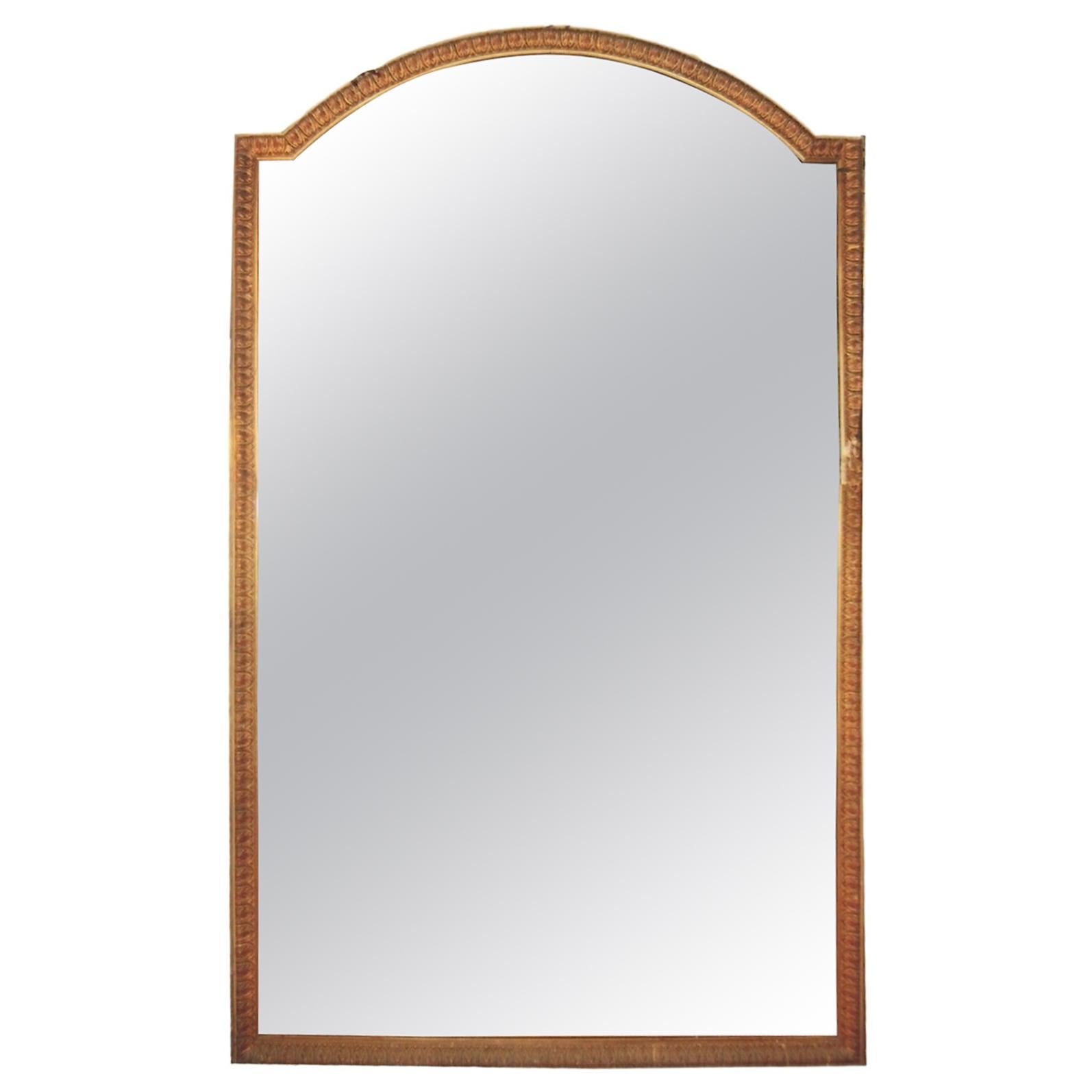Large Antique Arched Mirror from a New York City Residence For Sale at
