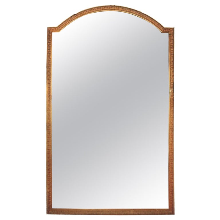 Large Arched Top Neoclassical Mirror For Sale at 1stDibs