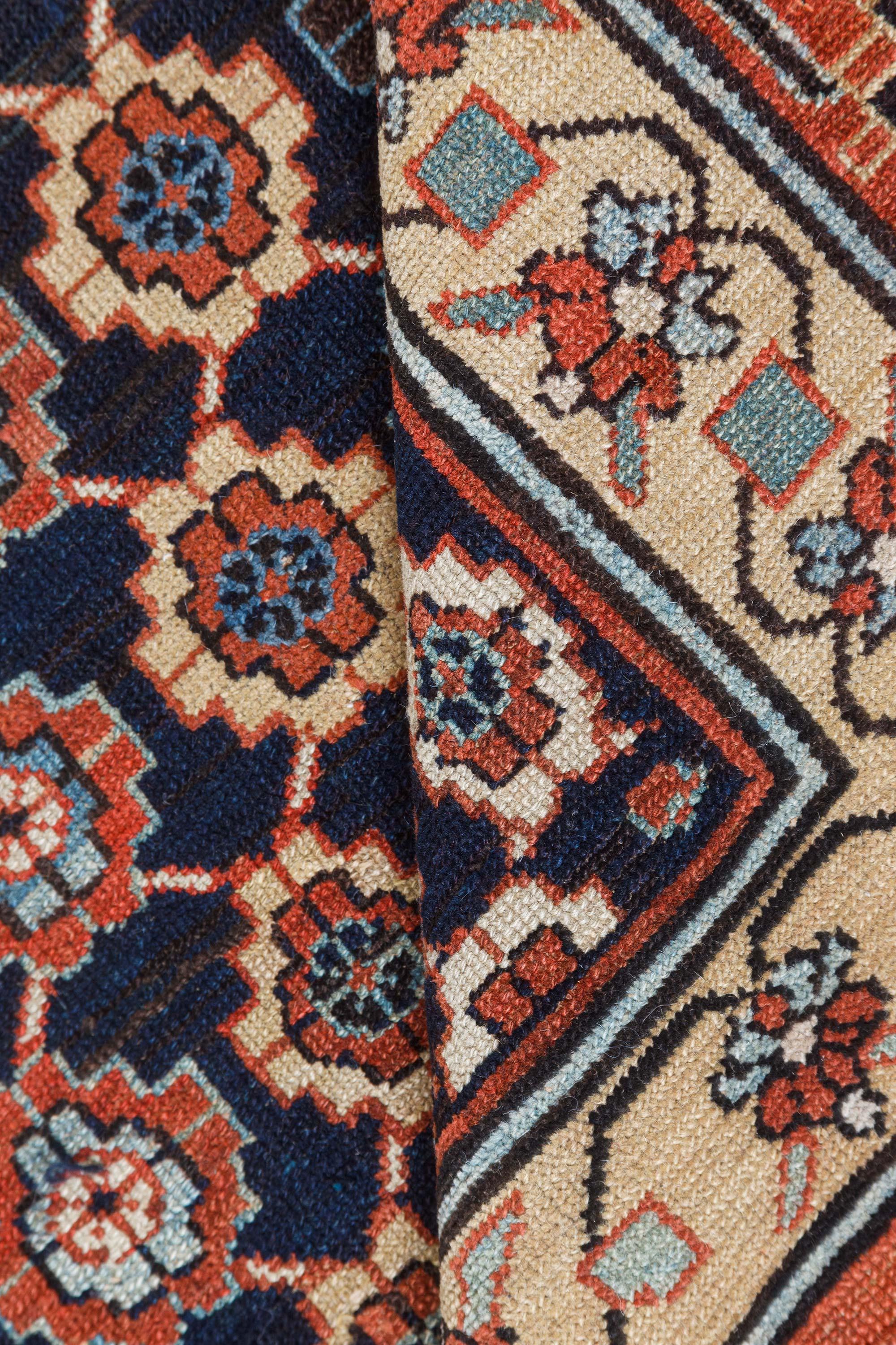 Hand-Knotted Large Antique Northwest Persian Rug For Sale