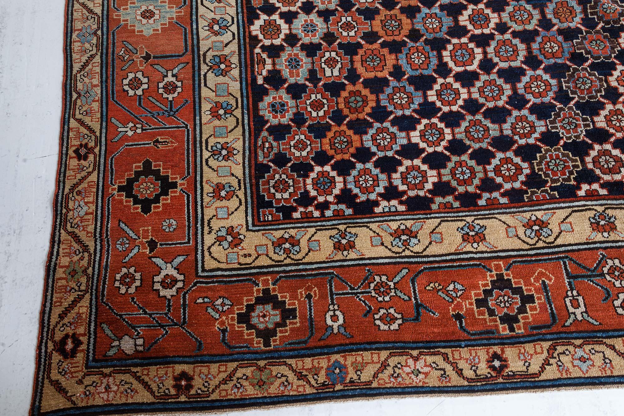 Wool Large Antique Northwest Persian Rug For Sale