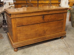 Large Antique Oak Chest from France, Early 1800s