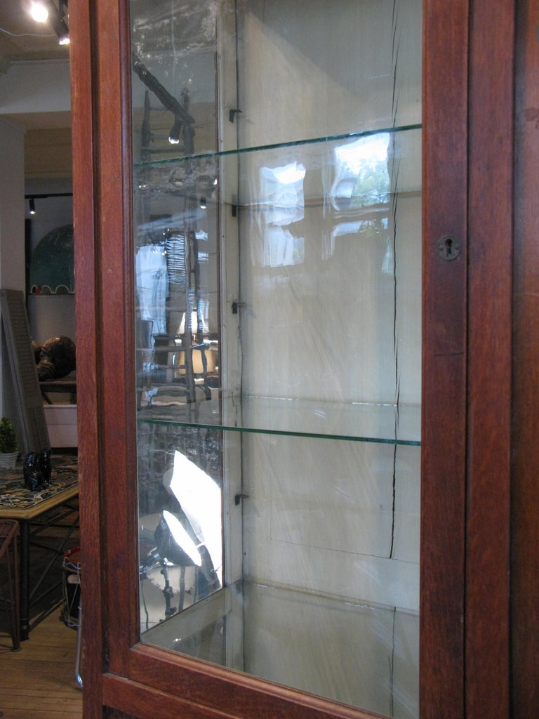 Large Antique Oak and Glass Display at 1stDibs antique glass