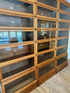 Large antique oak Globe Wernicke bookcase