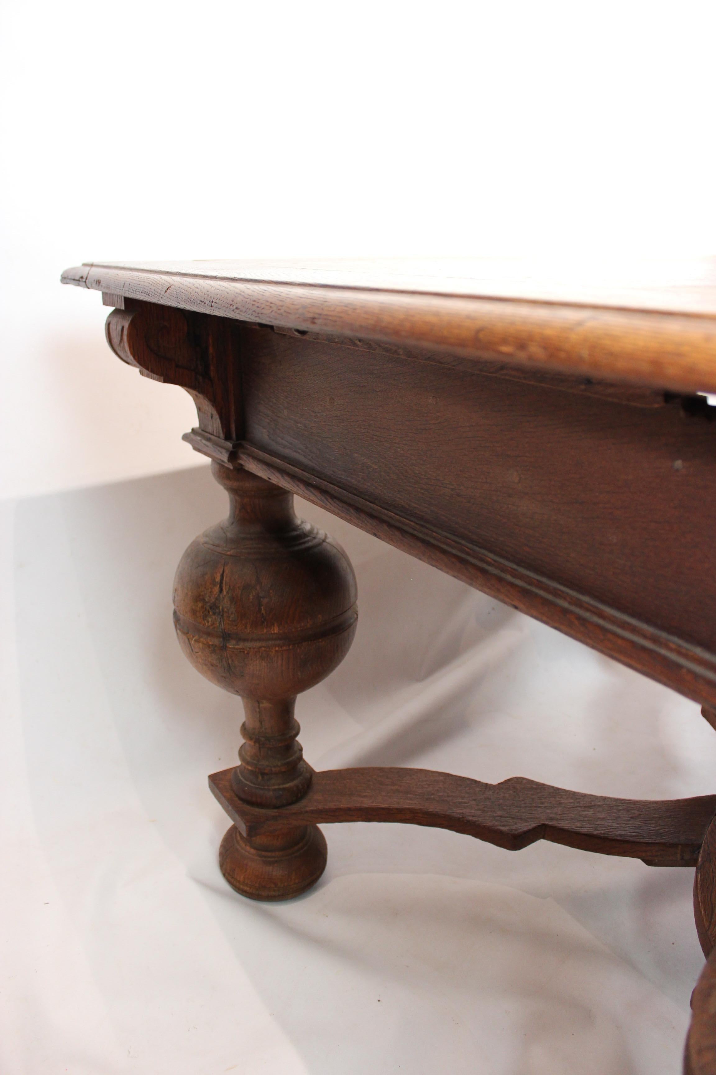 Large Antique Oak Table from the 1860s 3