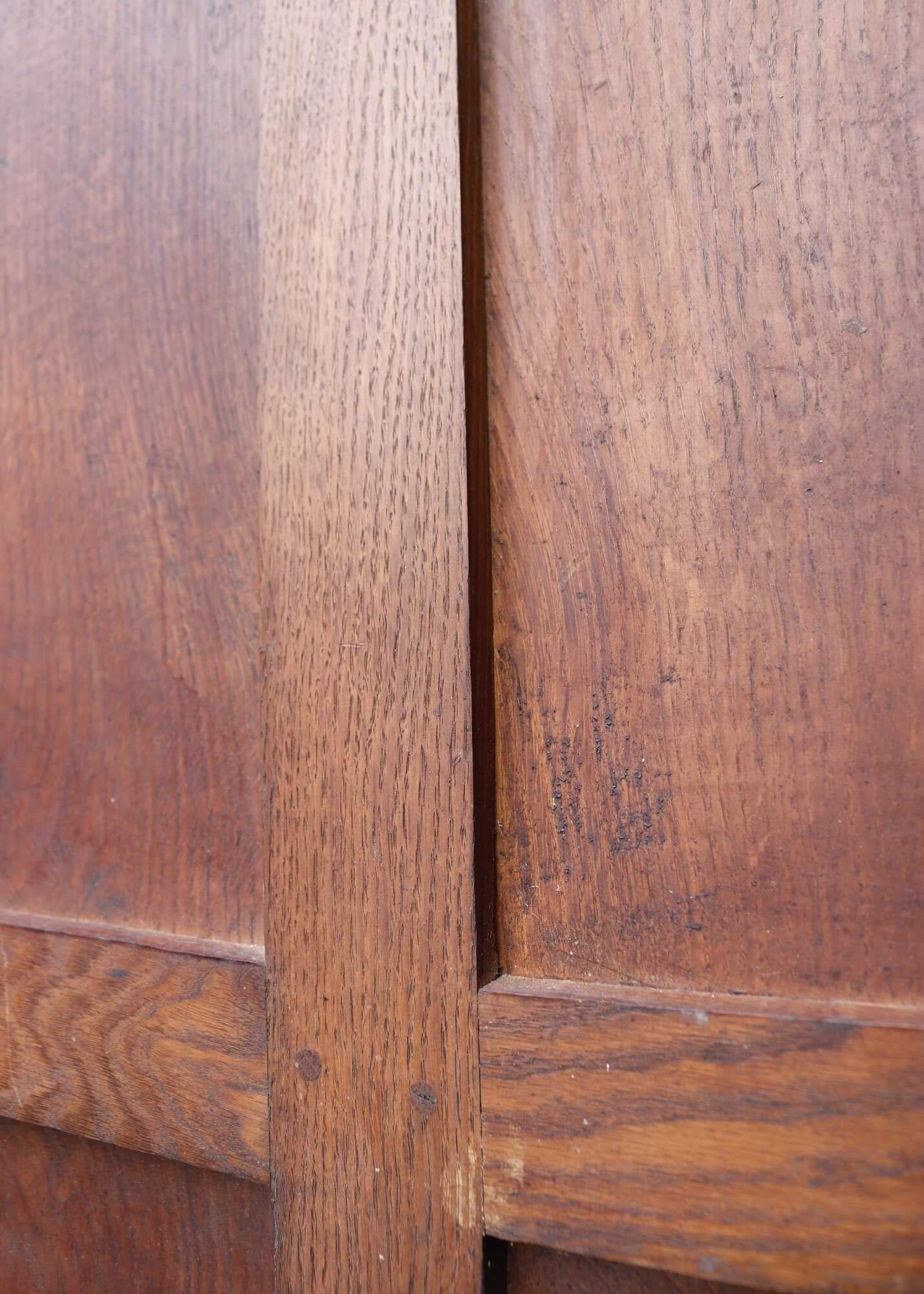 XIX secolo Pannello da parete grande in Oak antico in vendita