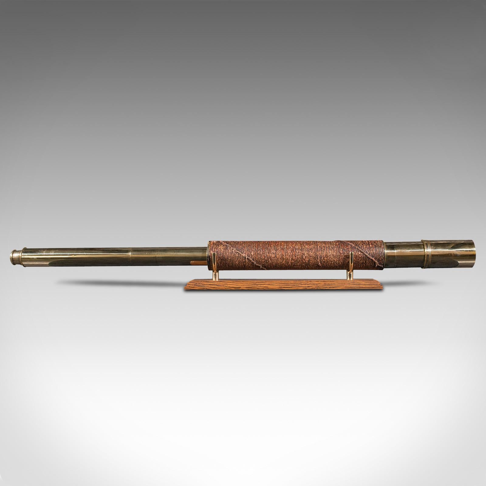 British Large Antique Officer of the Watch Telescope, English, Negretti and Zambra, 1880 For Sale