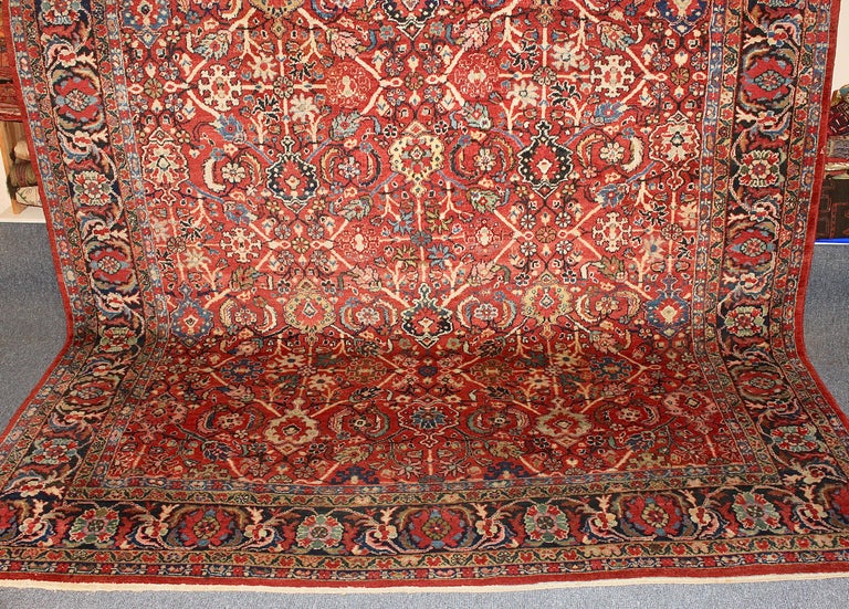 Large Antique Orient Rug, Carpet, Hand Knotted For Sale at 1stDibs