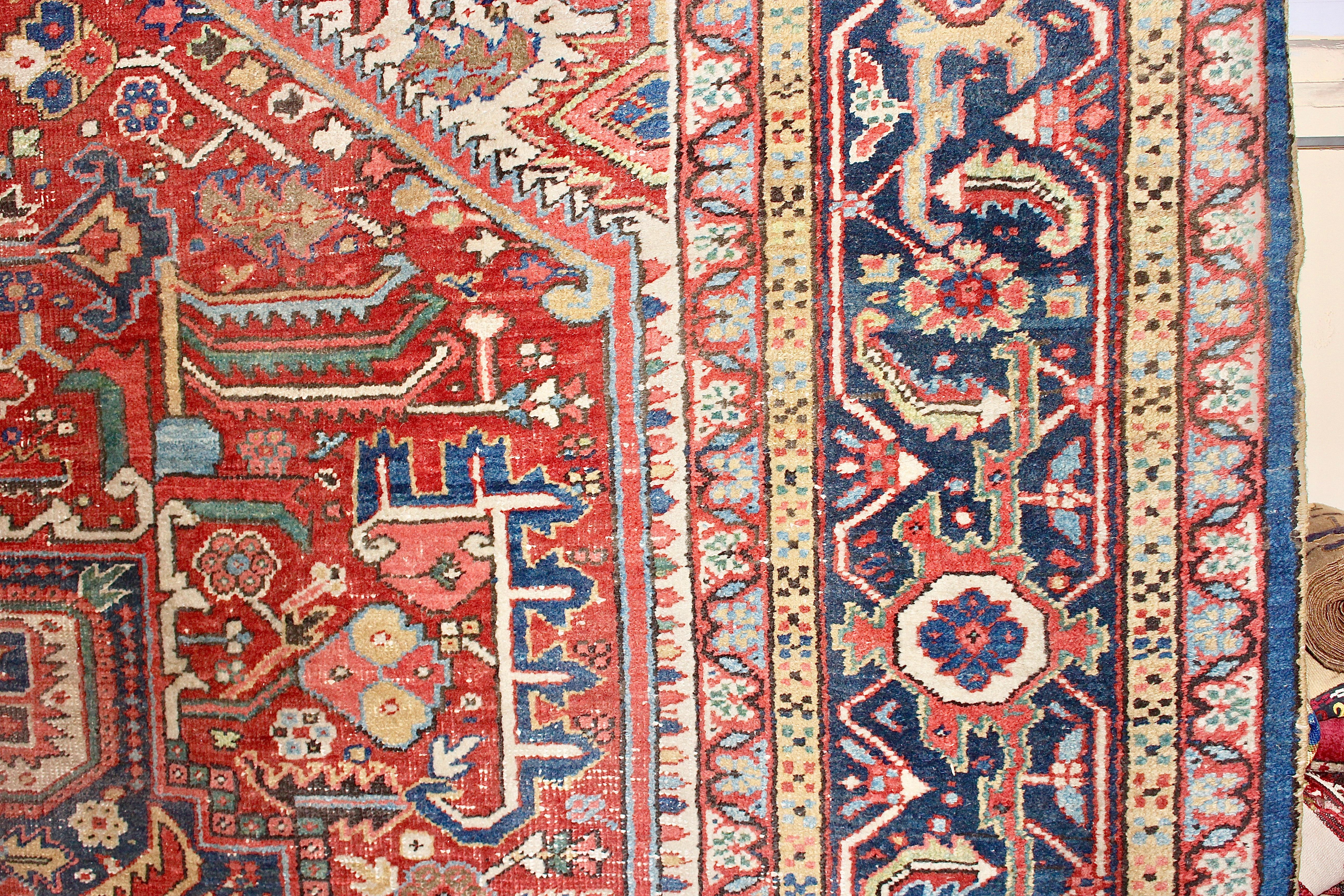 Large Antique Orient Rug, Carpet, Hand Knotted In Fair Condition For Sale In Berlin, DE