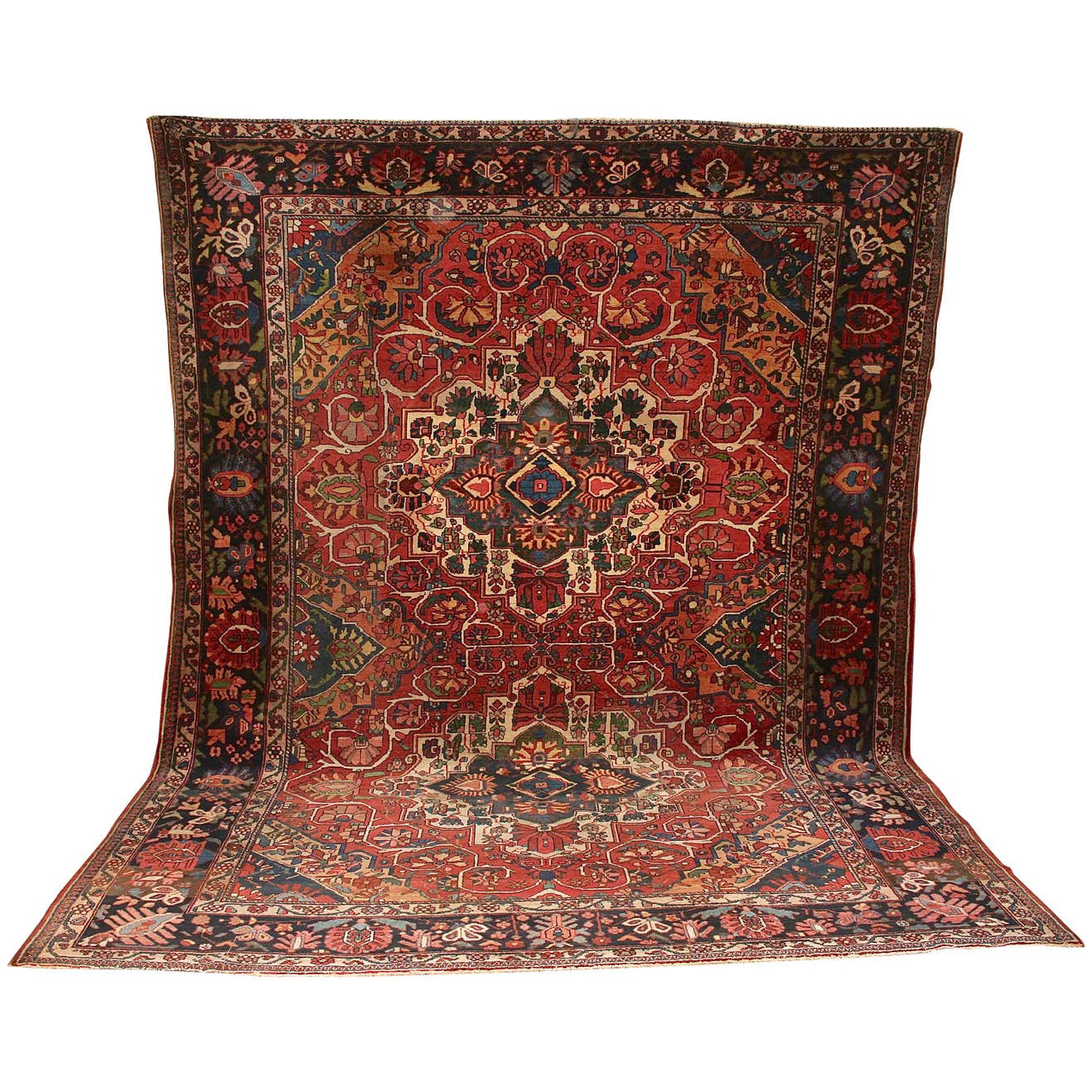 Large Antique Orient Rug, Carpet, Hand Knotted For Sale at 1stDibs