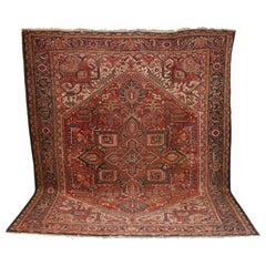 Large Antique Orient Rug, Carpet, Hand Knotted