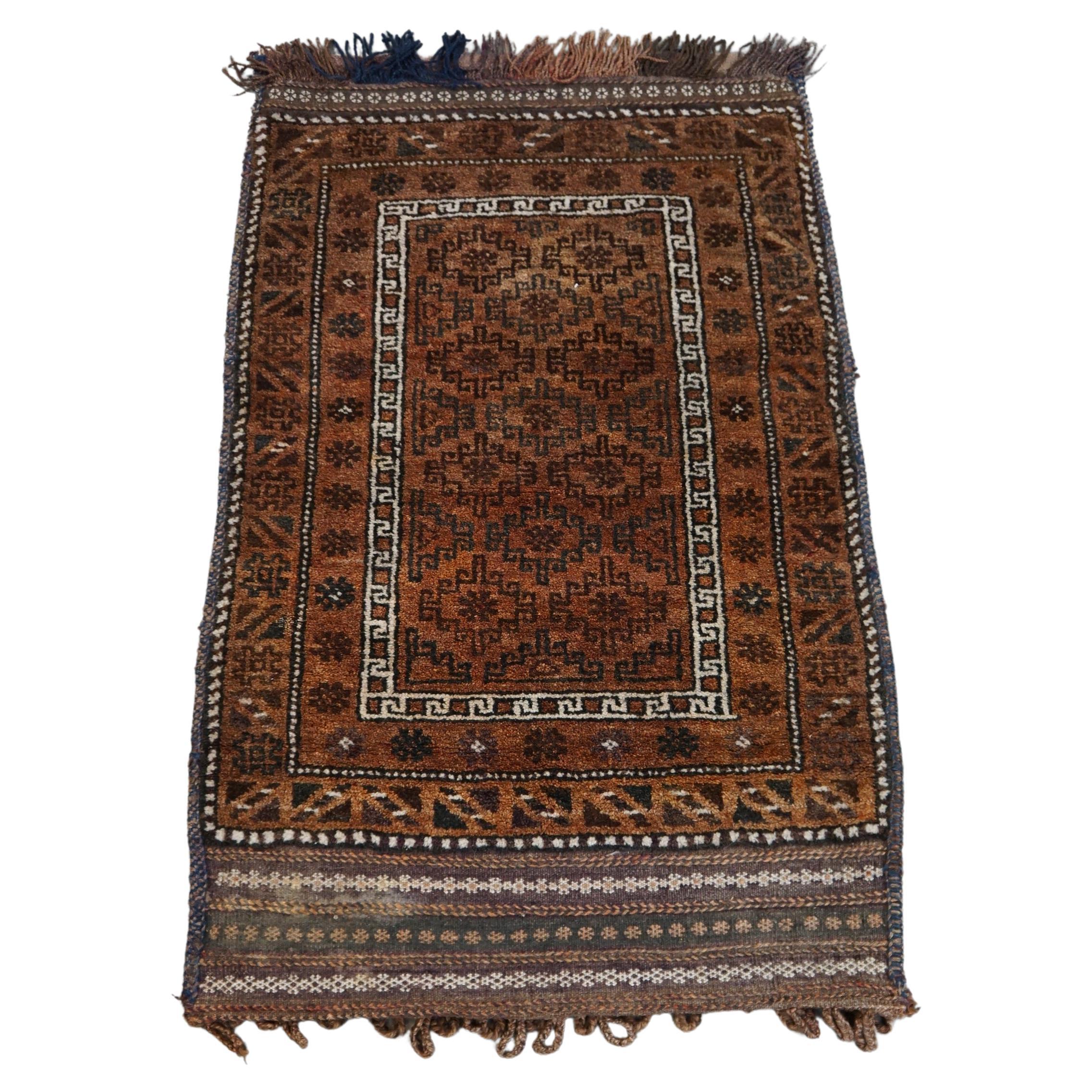 Große antike orientalische Satteltasche/Kameltasche/Teppich 114cmx68 im Angebot