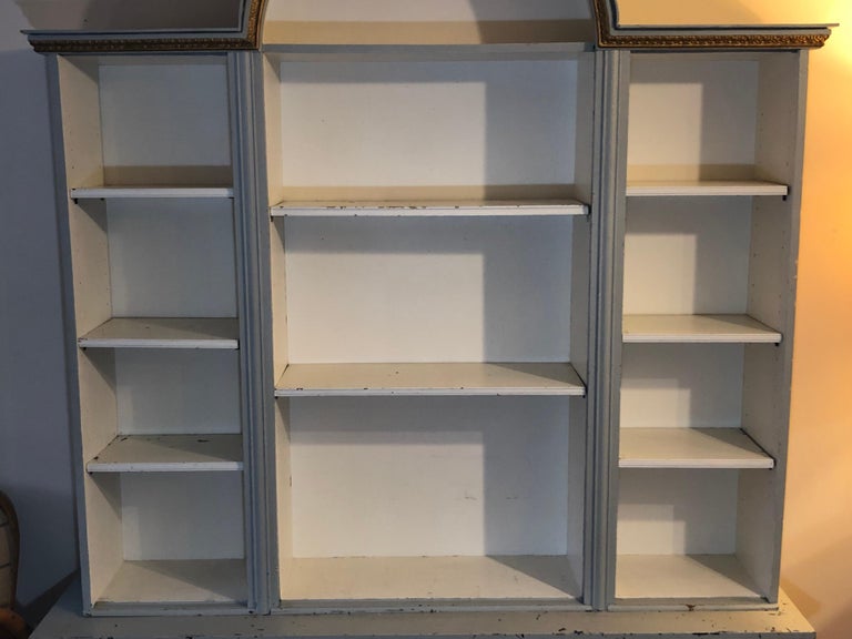 Large Antique Farmhouse Style Wooden Bookcase At 1stdibs Large Antique Farmhouse Style Wooden Bookcase For 2