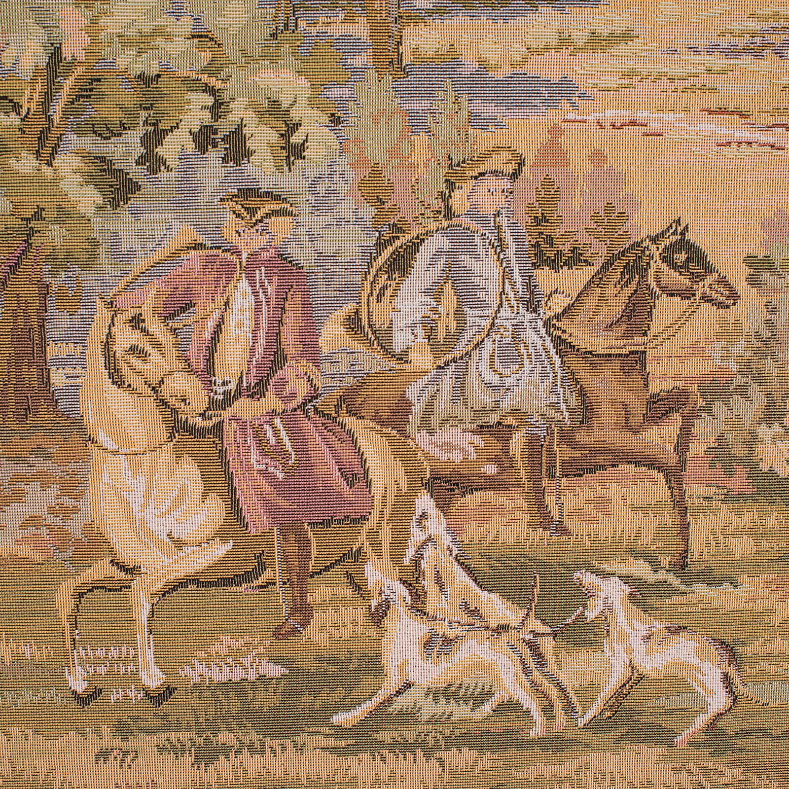 20th Century Large Antique Panoramic Tapestry, French, Needlepoint, Decorative Panel, c.1910