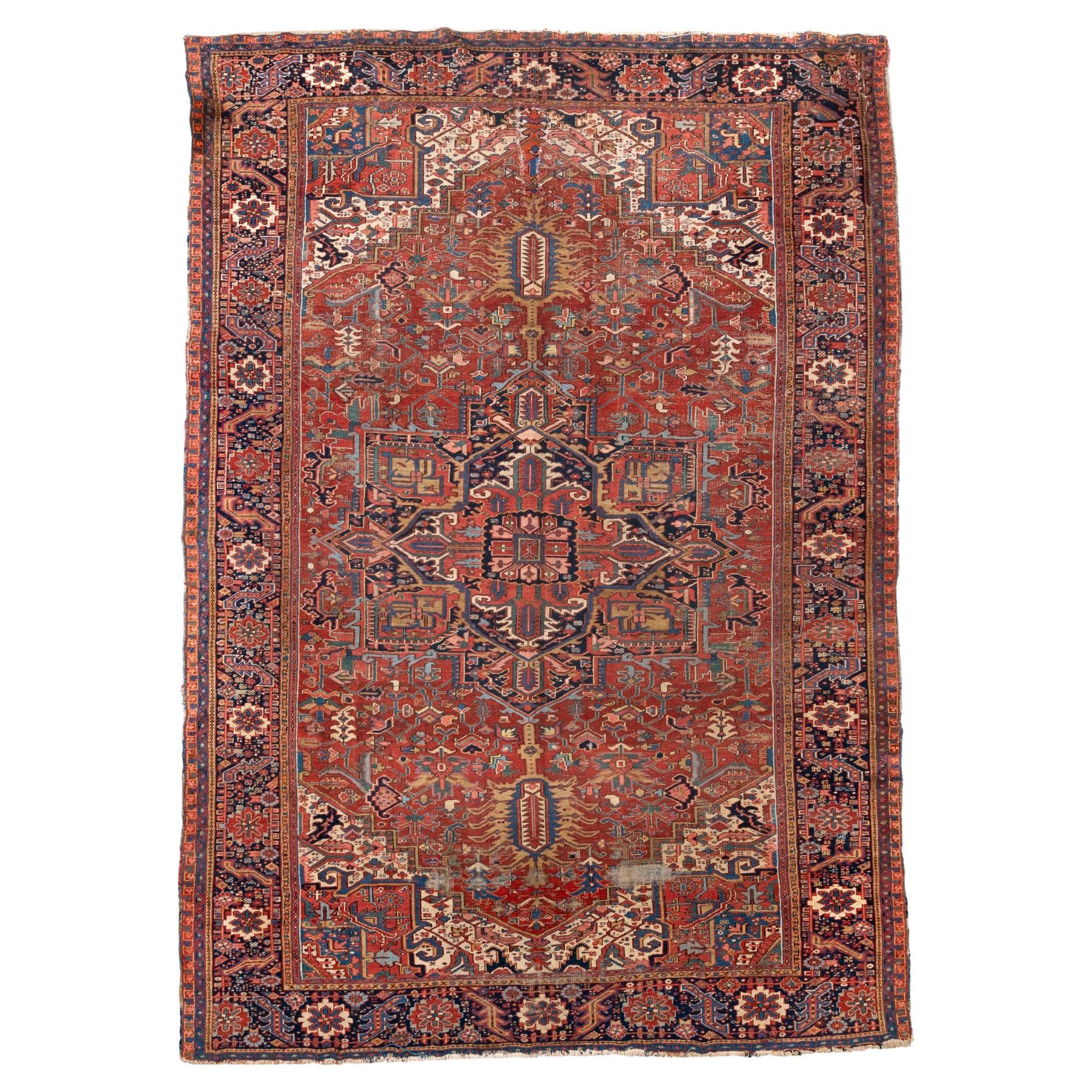 Large Antique Persian Antique Rug For Sale