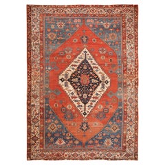 Large Antique Persian Bakshaish Rug. Size: 13 ft x 18 ft 2 in (3.96 m x 5.54 m)