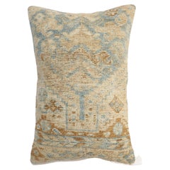 Large Antique Persian Bakshaish Rug Pillow