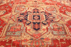 Collection Nazmiyal Collection Large Antique Perse Géométrique Heriz Serapi Rug