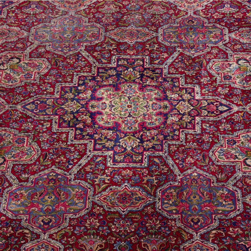 Kirman Grande tappeto persiano Kerman antico, Persia centro-meridionale. in vendita