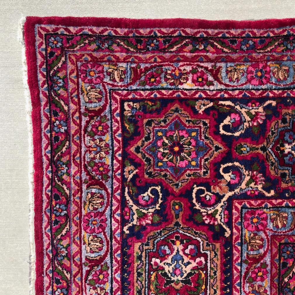 Inizio XX secolo Grande tappeto persiano Kerman antico, Persia centro-meridionale. in vendita