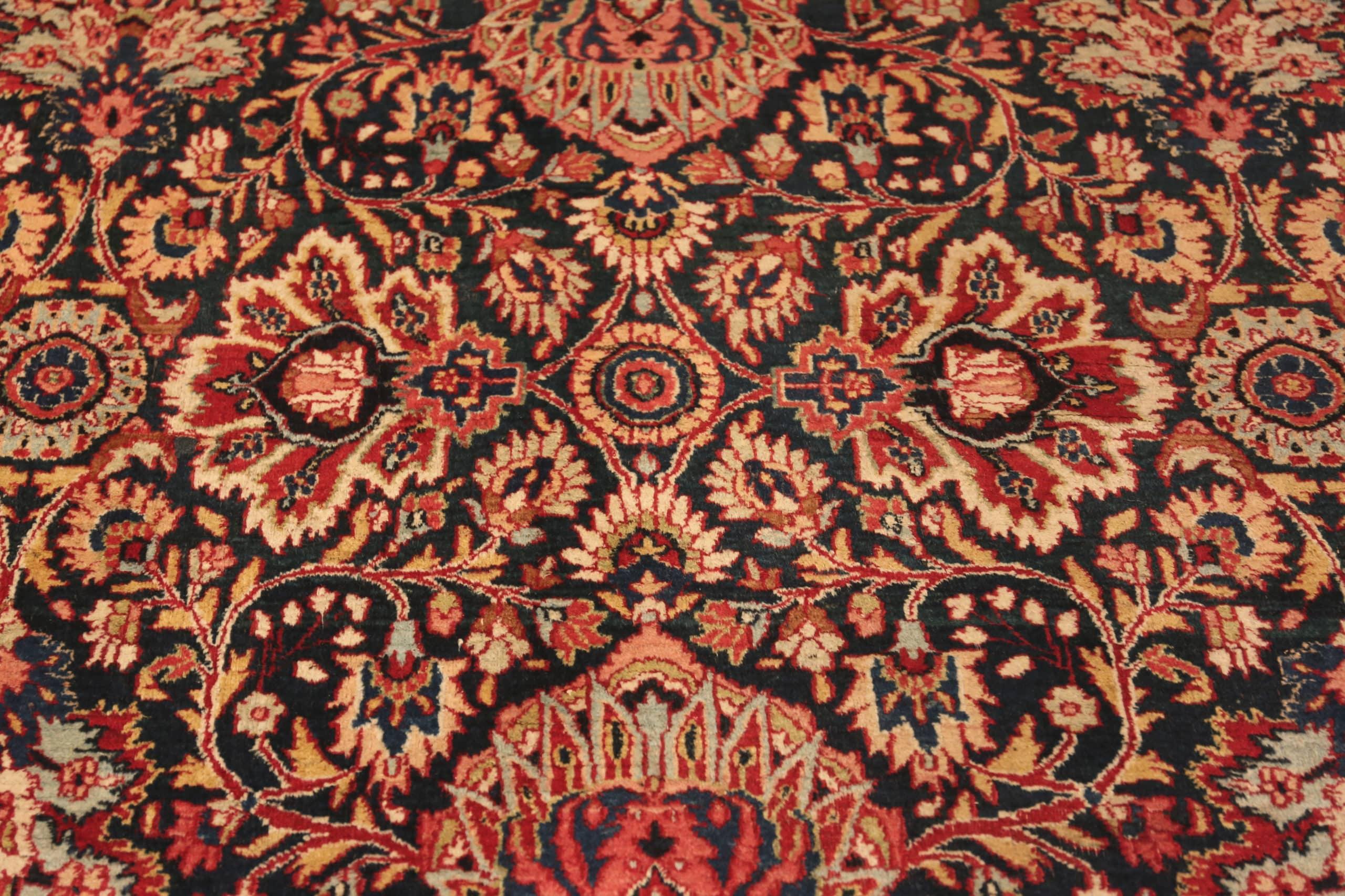 Wool Large Antique Persian Khorassan Rug. 11 ft 10 in x 17 ft For Sale