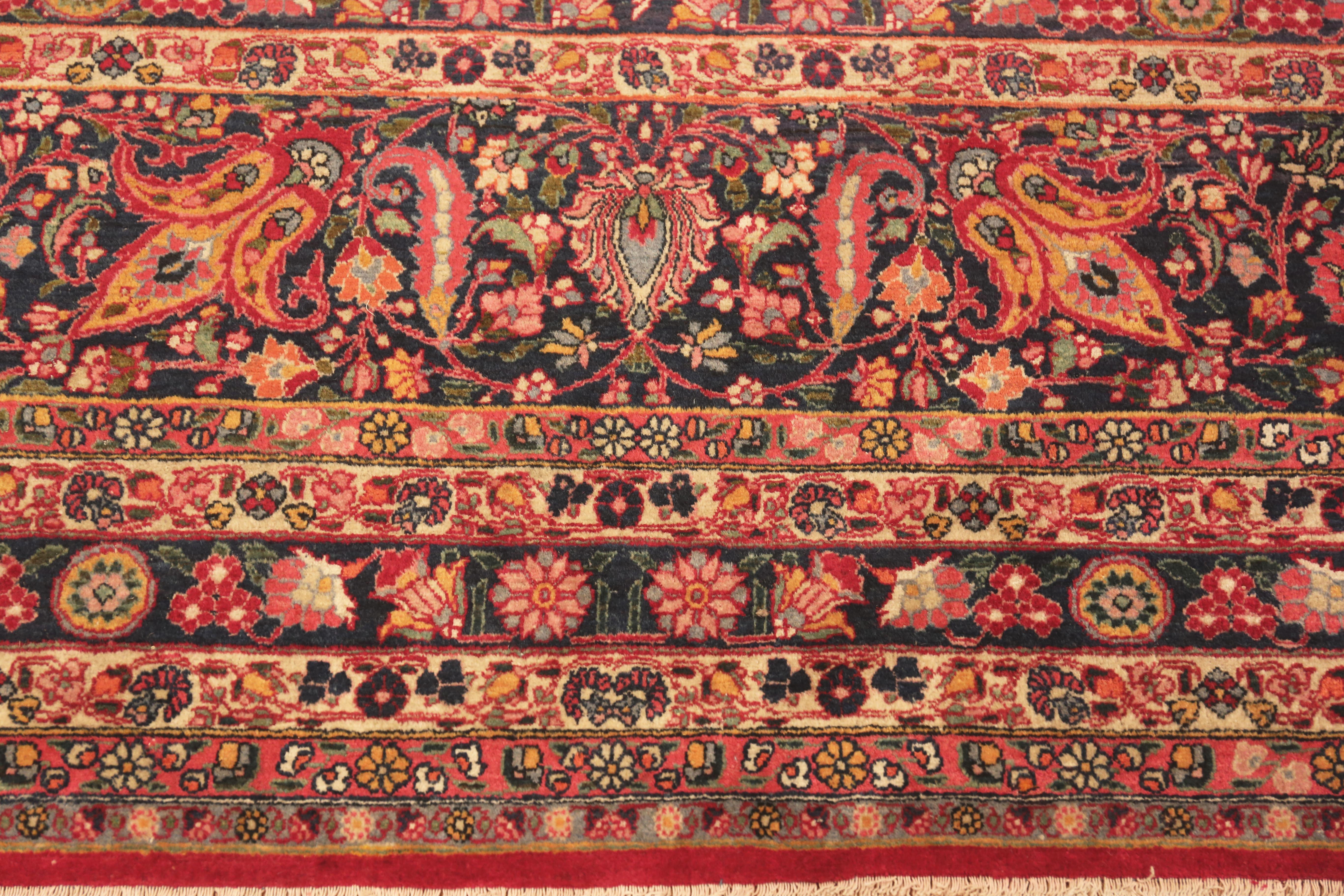 Wool Antique Persian Khorassan Rug. 11 ft 5 in x 16 ft 7 in For Sale