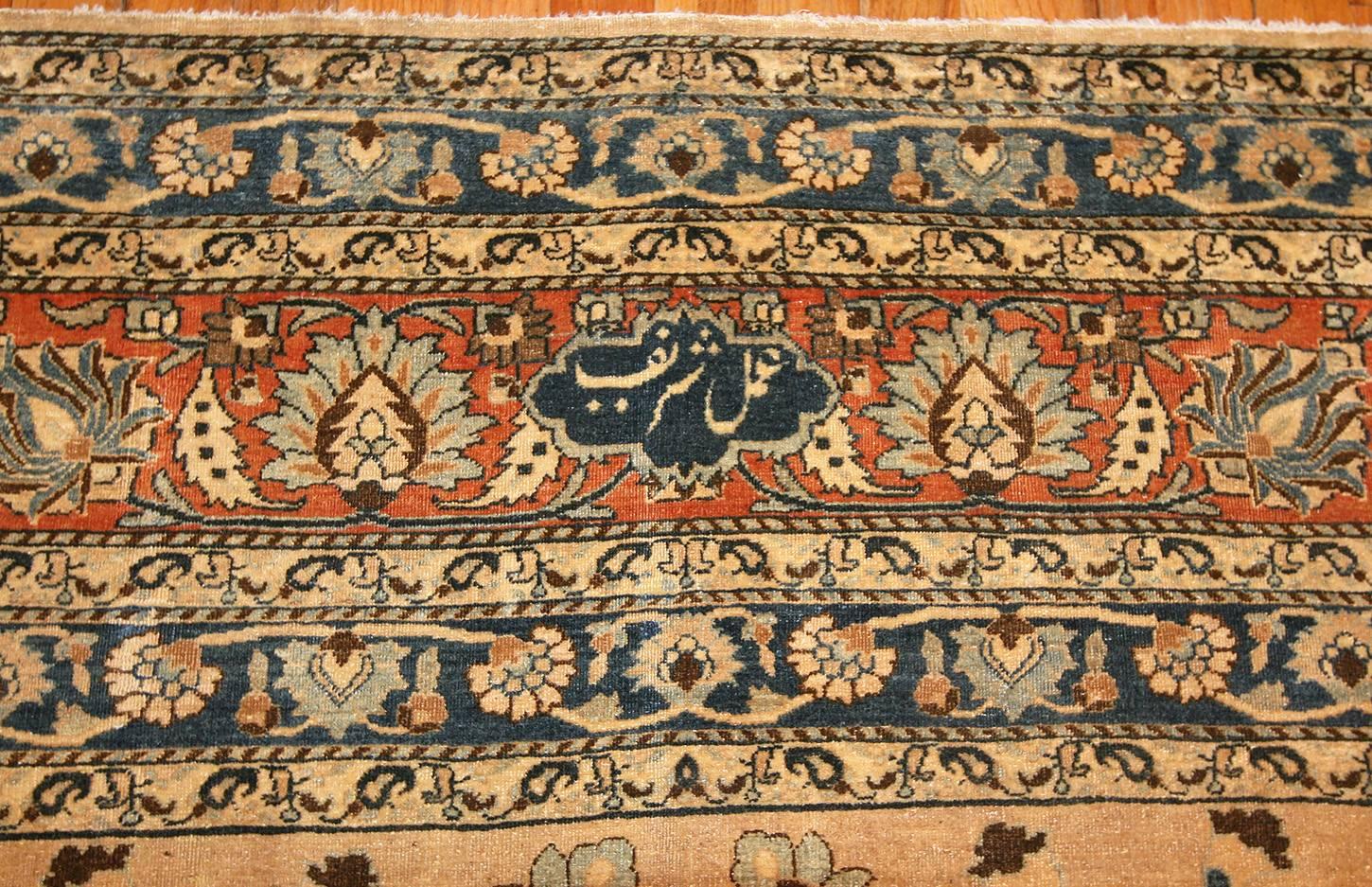 Hand-Knotted Large Antique Persian Khorassan. Size: 13 ft. 2 in x 18 ft. 8 in