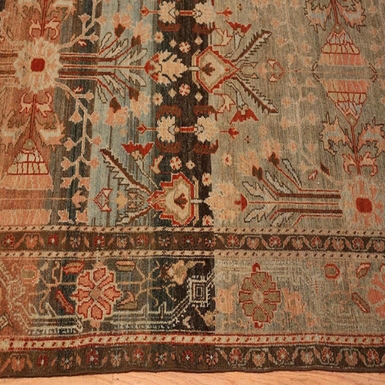 Hand-Knotted Antique Persian Malayer Rug. Size: 11 ft 6 in x 20 ft 2 in For Sale