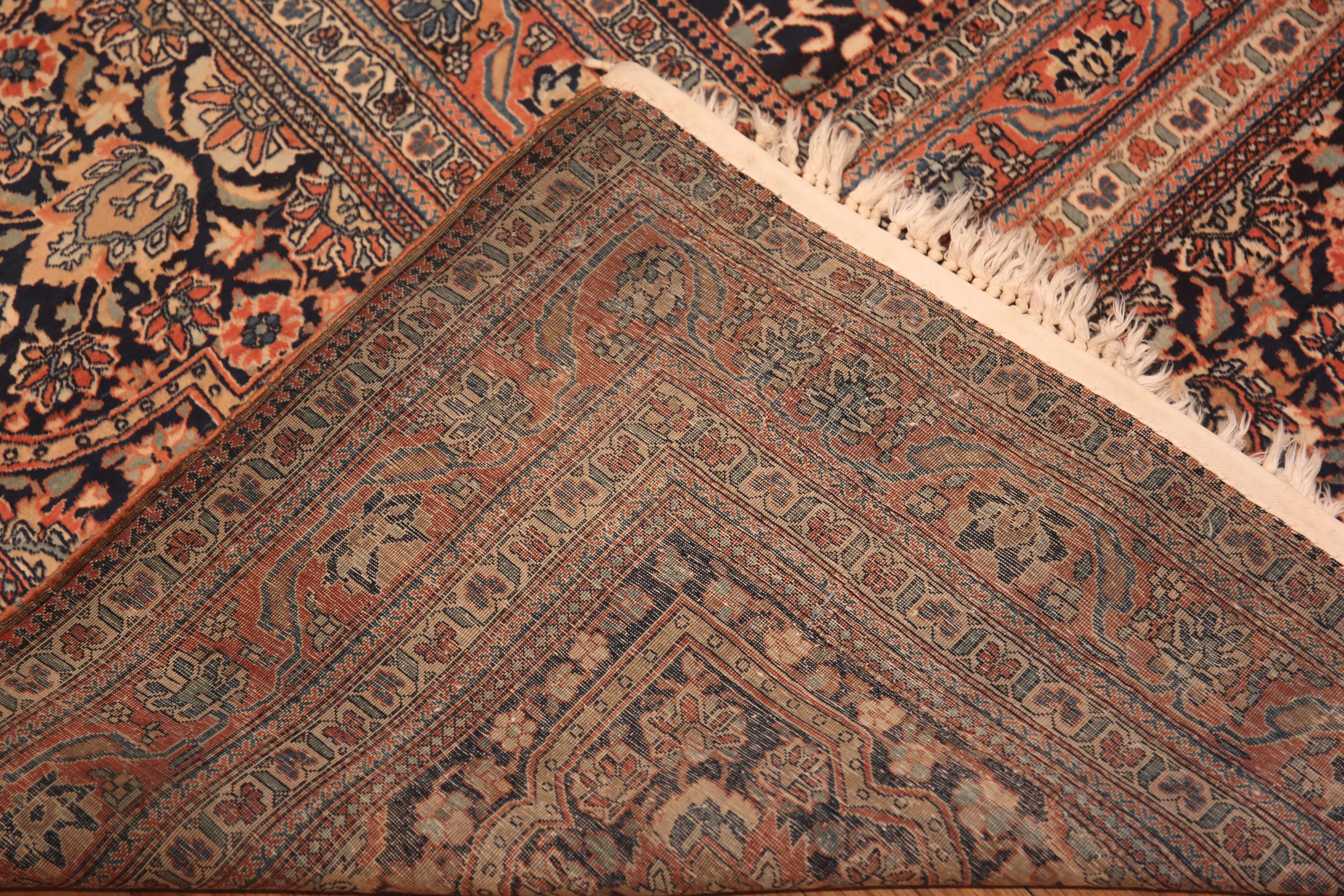 Antiker persischer Mohtasham Kashan Teppich. 11 Fuß x 18 Fuß 9 Zoll  im Zustand „Gut“ im Angebot in New York, NY
