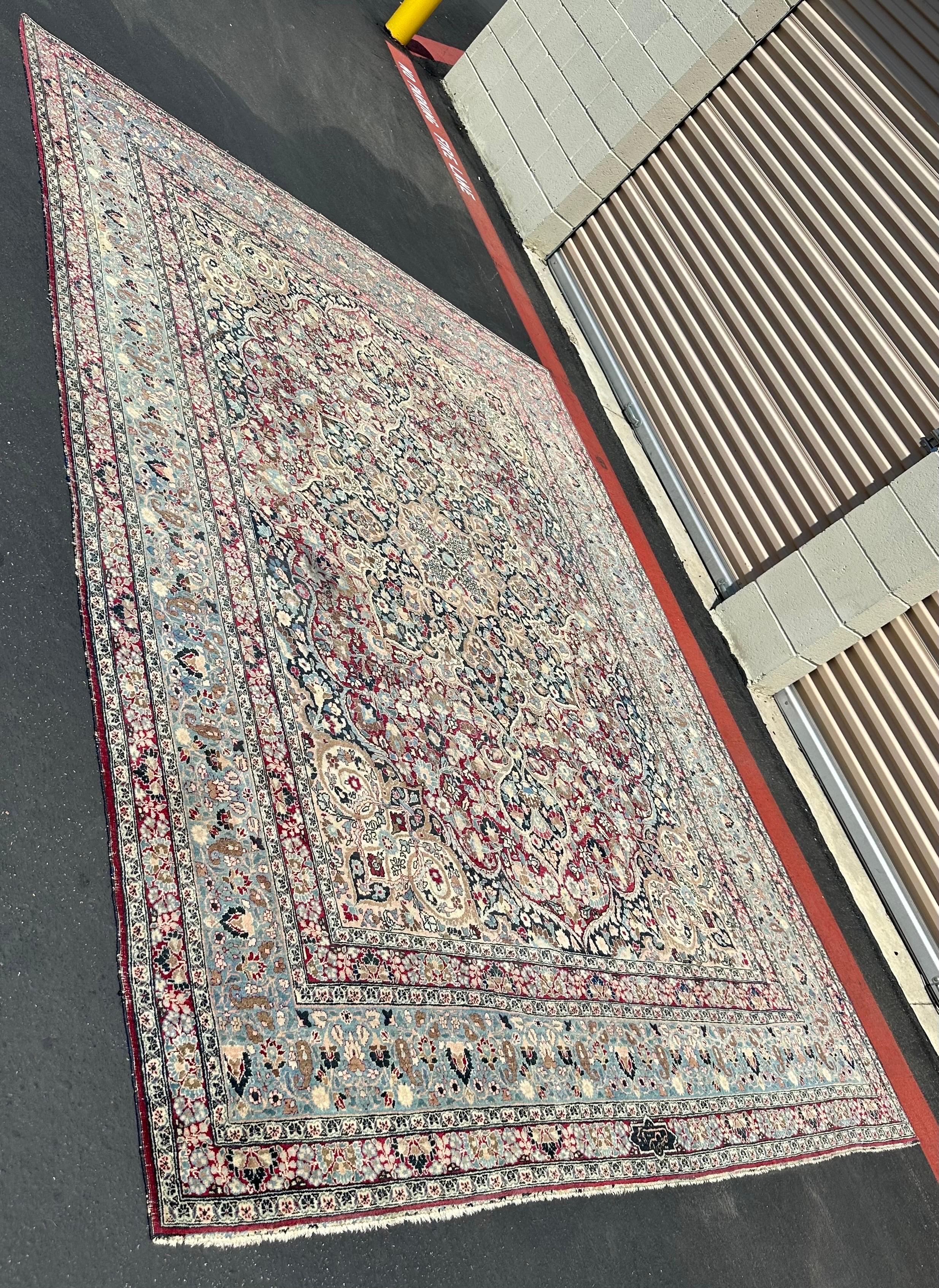 Large Antique Persian Rug In Good Condition In North Hollywood, CA