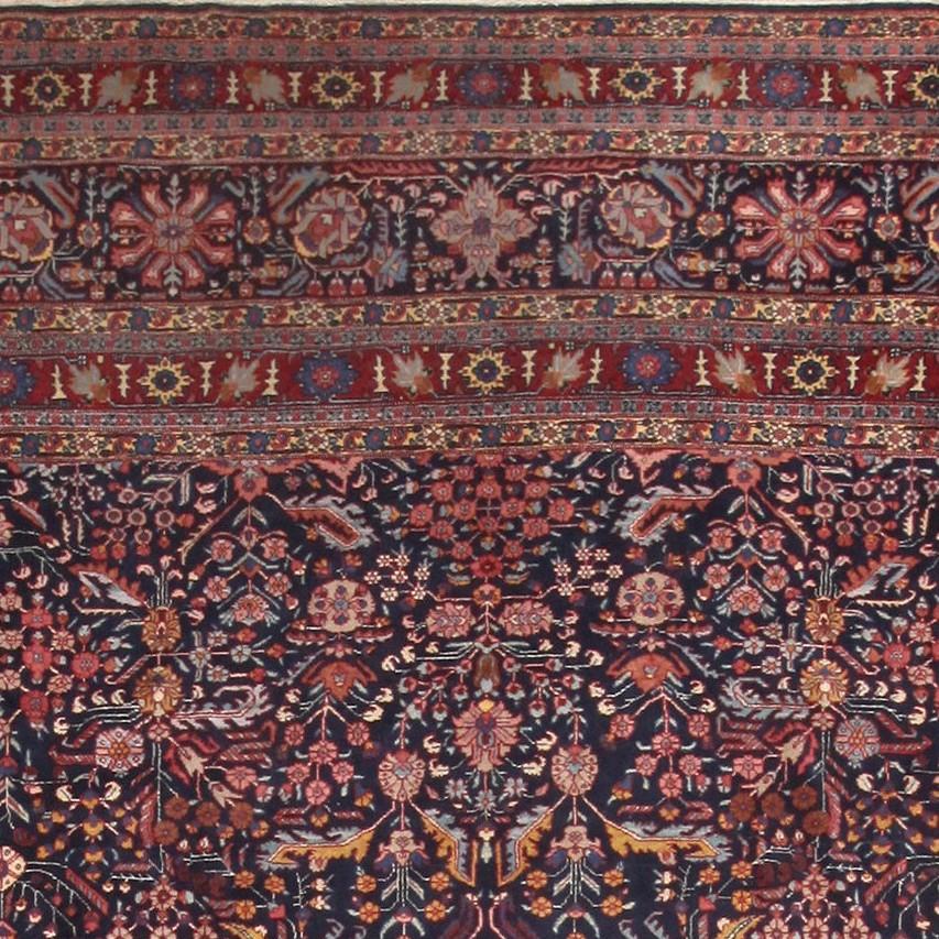 Large Antique Persian Senneh Area Rug. 13 ft x 17 ft 8 in For Sale 2