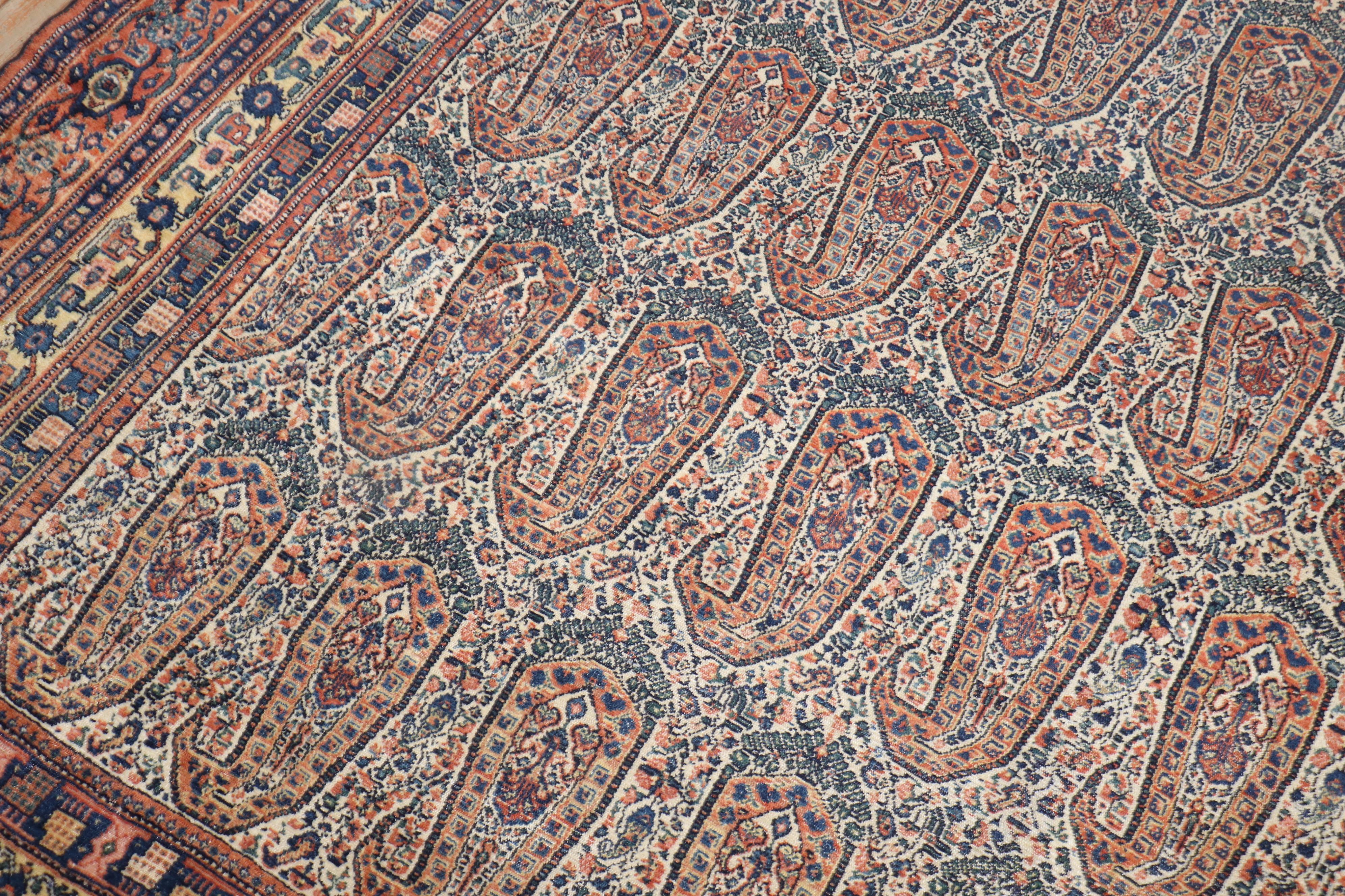 Perse Grand tapis persan ancien de Senneh en vente