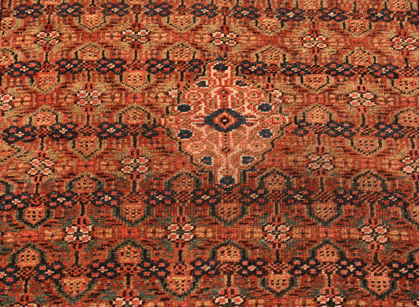 Tribal Large Antique Persian Serab Runner Rug. Size: 3 ft 5 in x 16 ft 6 in