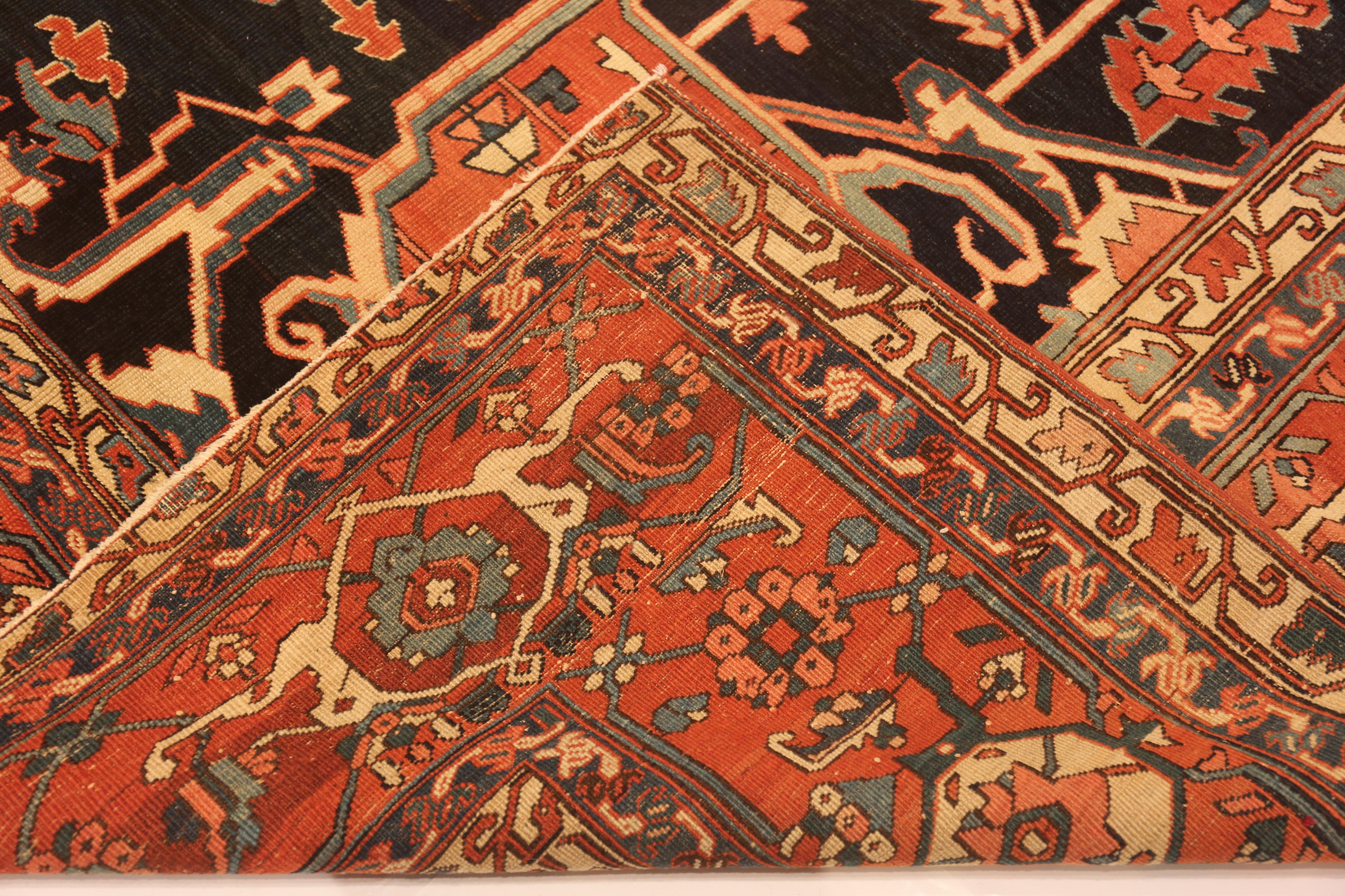 Grand tapis persan Serapi ancien 11'9