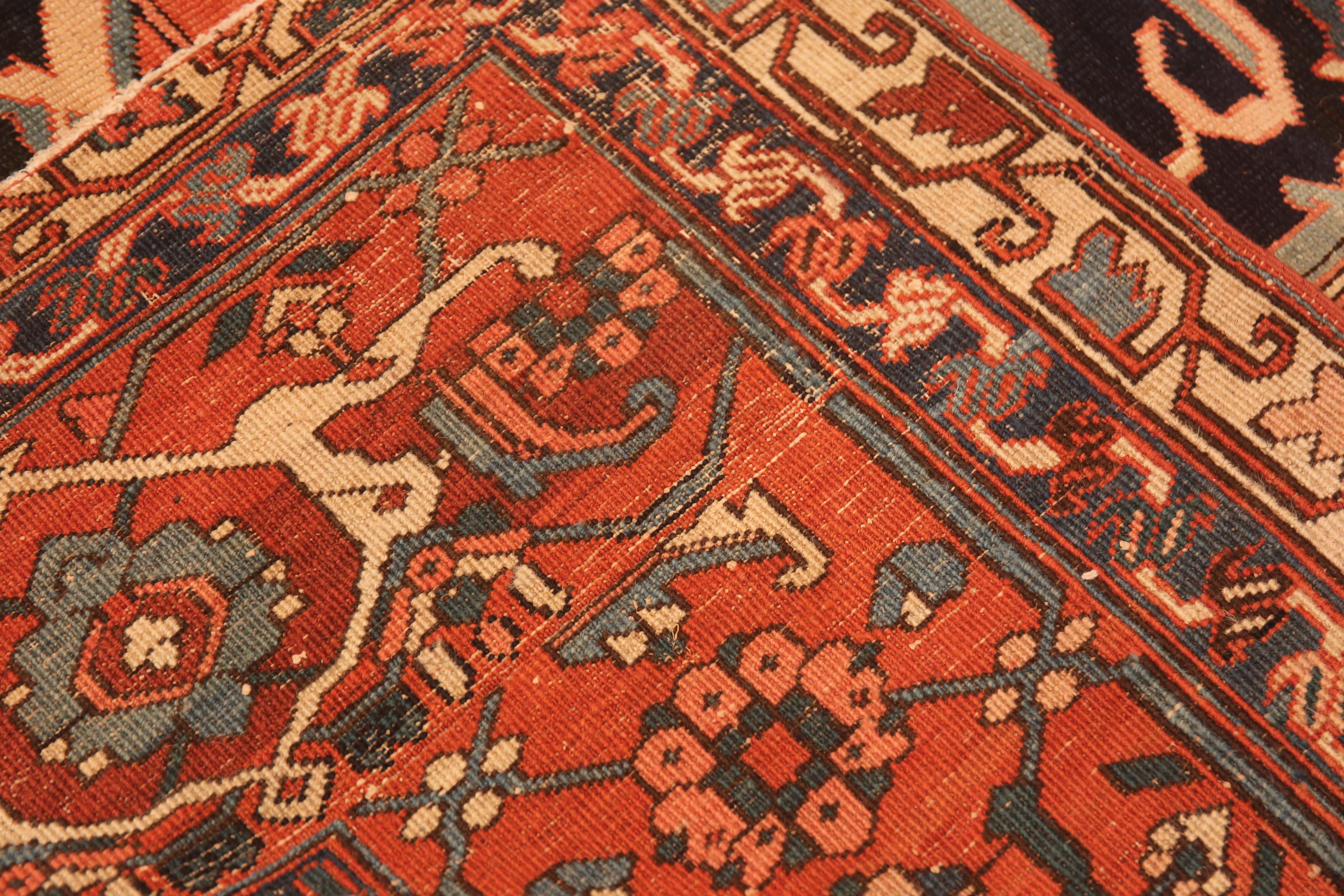 Grand tapis persan Serapi ancien 11'9