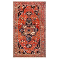 Large Antique Persian Serapi Rug 11'9" x 19'8"
