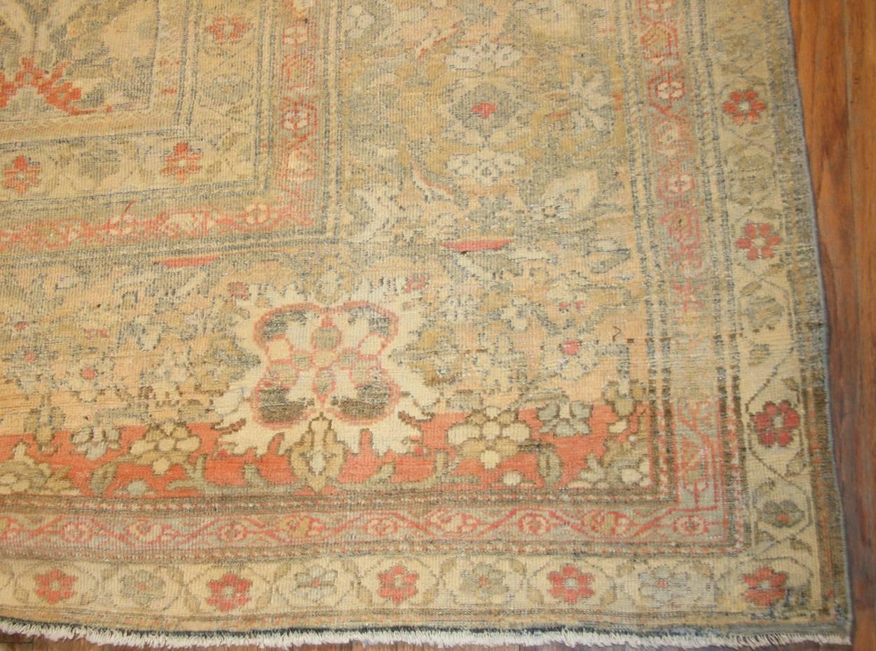 Hand-Knotted Antique Persian Sultanabad. Size: 13 ft x 25 ft  For Sale