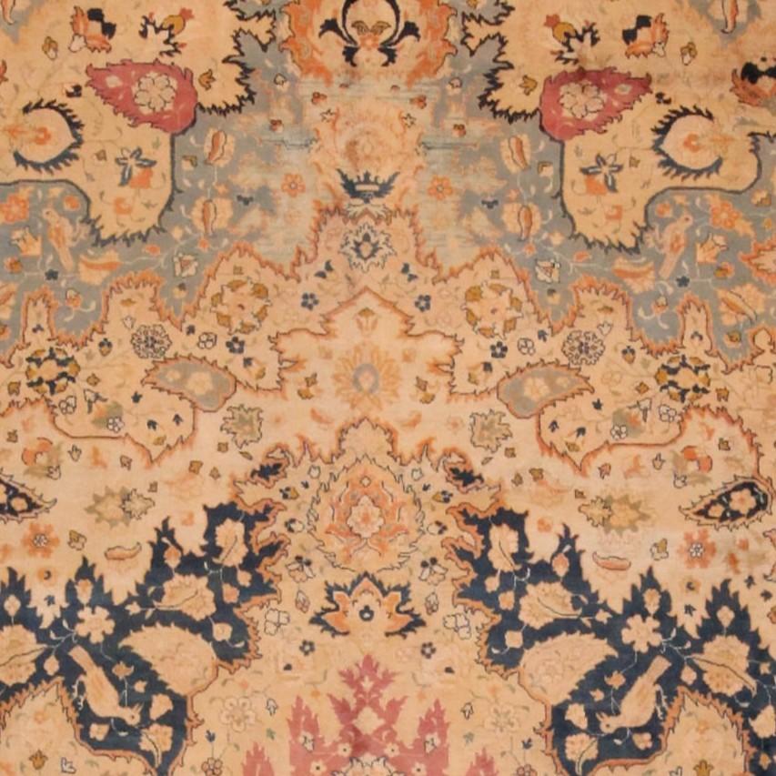 Wool Nazmiyal Collection Antique Persian Tabriz Area Rug. 12 ft 6 in x 18 ft 10 in