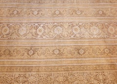 Antique Persian Tabriz Carpet. Size: 13' 7" x 16' 7"